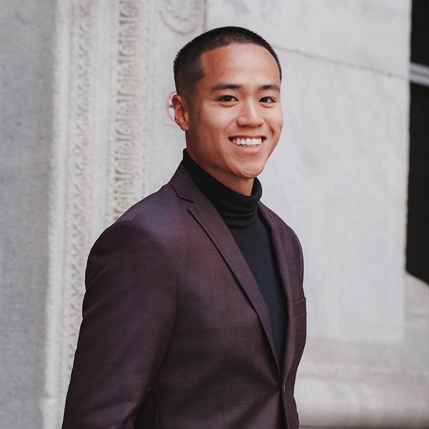 Man smiling